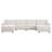 Modular Sectional Sofa, U-Shape Sofa With Usb And Type-C Charger-1916664723