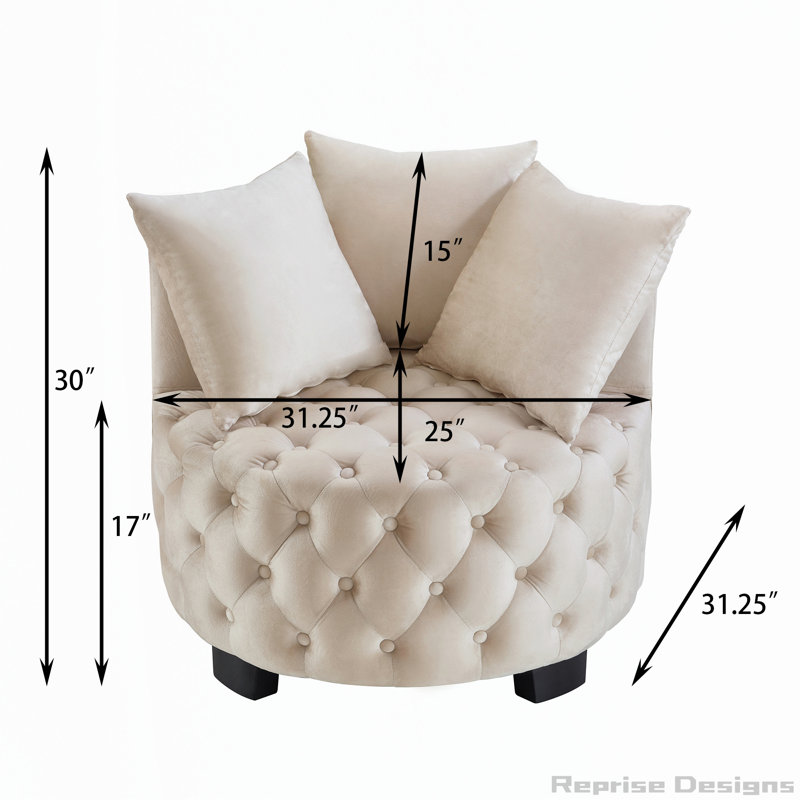 Chaise d'appoint Contemporary, Taupe