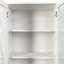 Armoire de rangement H 70,87 po, étagère de rangement coulissante multi-fonctions à 4 niveaux et 2 portes en verre, garde-manger moderne en bois pour le salon ou la cuisine et la salle à manger-1198198837