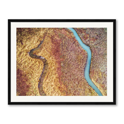 Abstract Aerial Landscape V Photographic Print Canvas