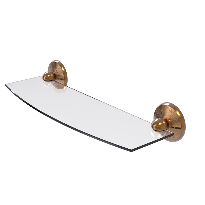 Marchmont Bracket Shelf, 18", Brushed Bronze