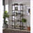 Bookshelf, Industrial Rustic Oak &amp; Black 5-Shelf | Wood+Metal | Open Back-2138389461