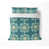 Floral bleu sarcelle