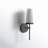Doha Metal Wallchiere in Matte Black-186006500