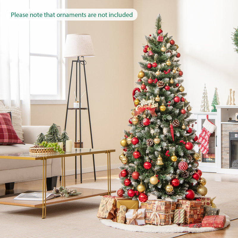 Lighted Artificial Christmas Tree, 4.9' H