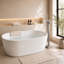 Single-Handle Freestanding Tub Faucet with Hand Shower-136060576