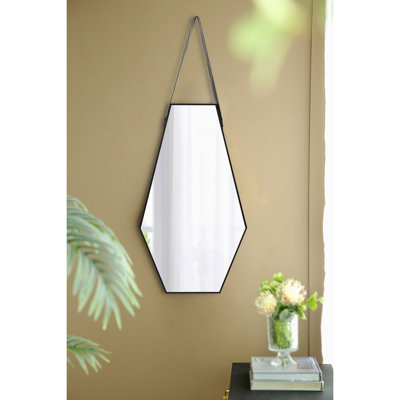 Miroir mural 18x1,6x31,5 "Hexagonal