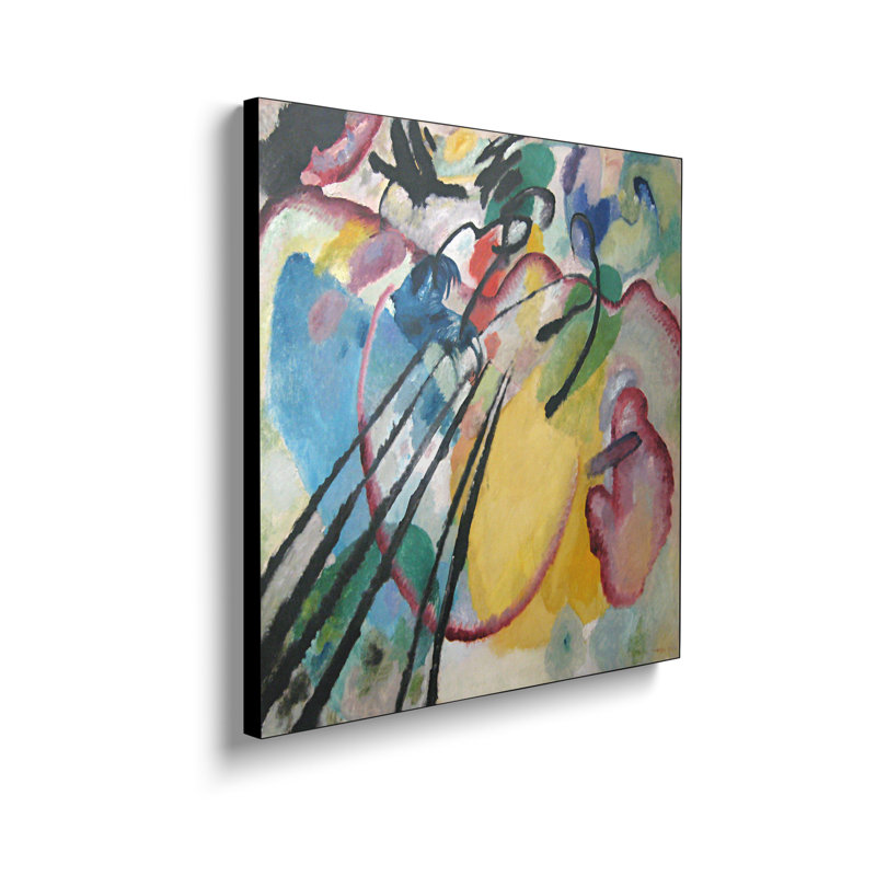 Impression sur toile par Steassix, improvisation 26 (aviron) par Wassily Kandinsky