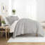 Ensemble de housse de couette à rayures larges vieillies Becky Cameron-33246983-33246980
