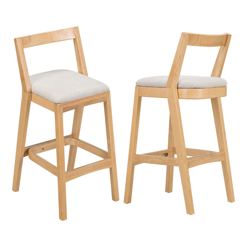 Tabouret de bar Jasper, Naturel