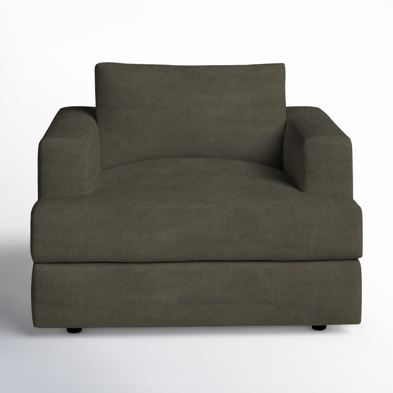 Cayden Upholstered Accent Chair, Bella Ash Performance Velvet