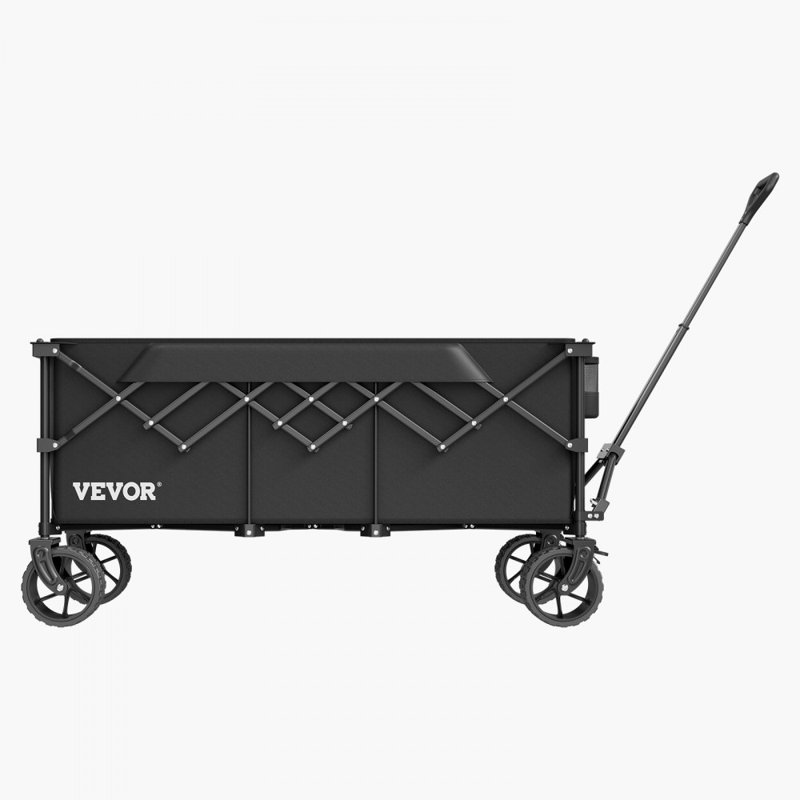 Chariot de jardin pliant allongé et extensible 300L et 450LB