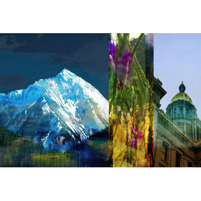 Denver Panorama I by Sisa Jasper - Wrapped Canvas Print