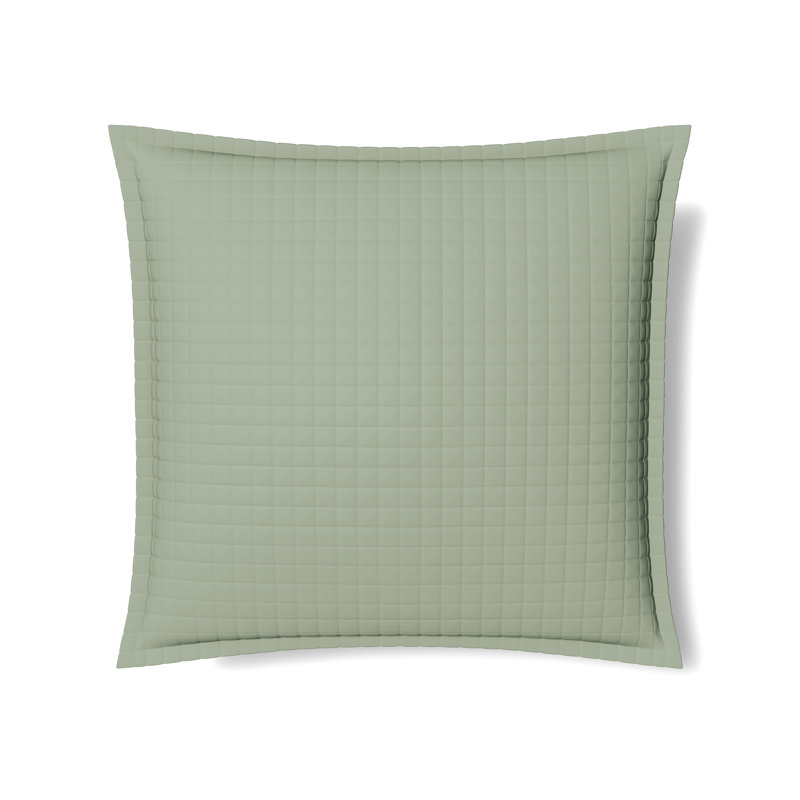 Ready-to-Bed Solid Color 100% Lyocell Sham, Sage, Euro Sham