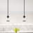 Derrick 1 - Light Matte Black Pendant
