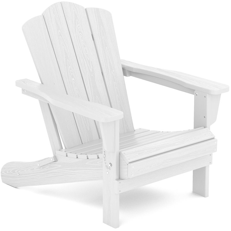 HDPE Patio Folding Adirondack Chair