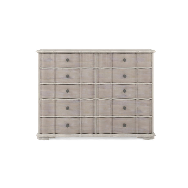 Commode double 10 tiroirs Alcove