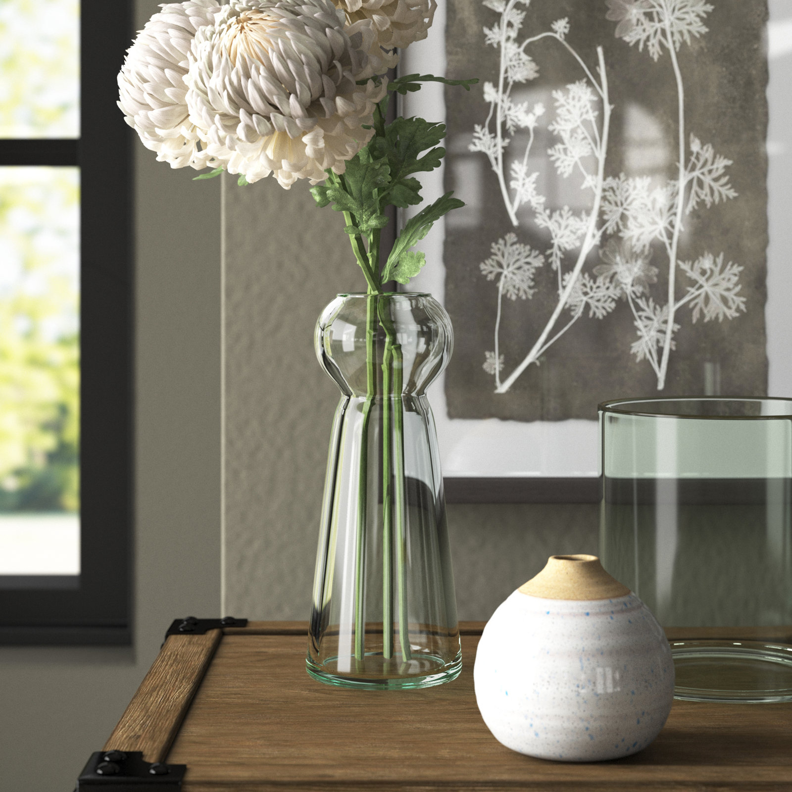 Trevino 8.15'' Glass Table Vase