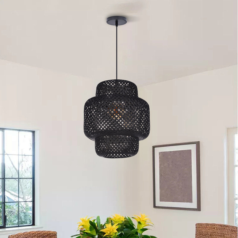 Luminaire suspendu 1 lumière Haveman, H 11,81 po x l 11,81 po x P 11,81 po