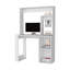 Bureau d'ordinateur avec huche et tablettes de rangement Palisades-2142264693
