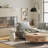 Boyd Solid Mango Wood Contemporary Accent Table with Textured Finish, Fully Assembled-1591081250