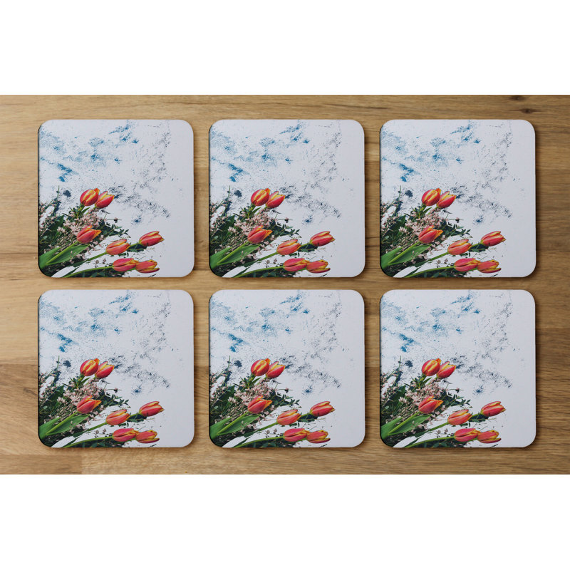Square 6 Piece Coaster Set