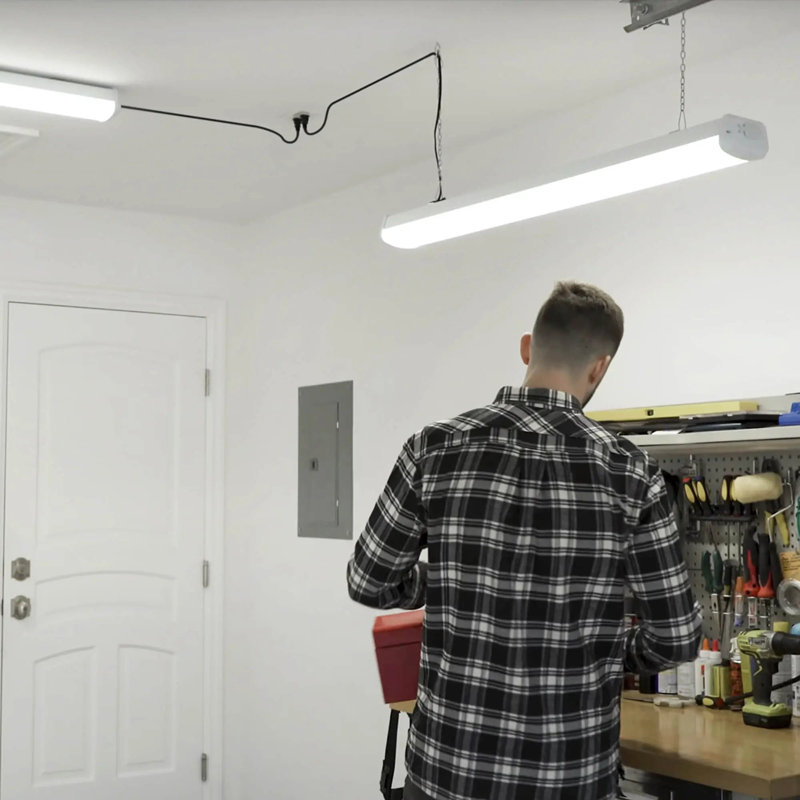 KODA 46" LED Linkable Shop Light with Motion Sensor and Remote (2-pack)