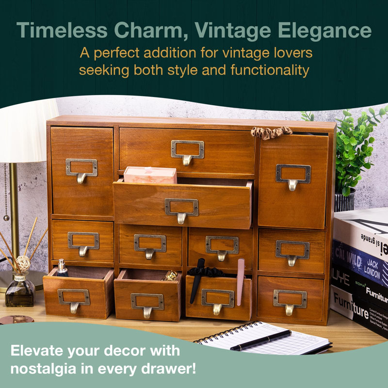 Desk Drawer Organizer-12-Drawer