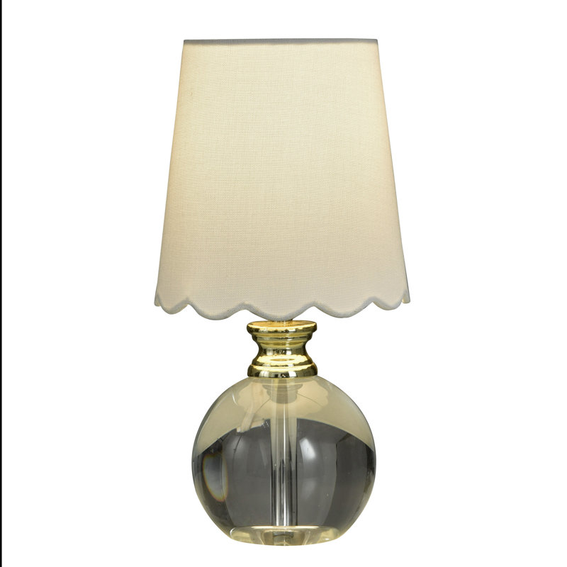 Tamara Day for Stylecraft Beatrice Pure Crystal Glass Table Lamp, Off-White