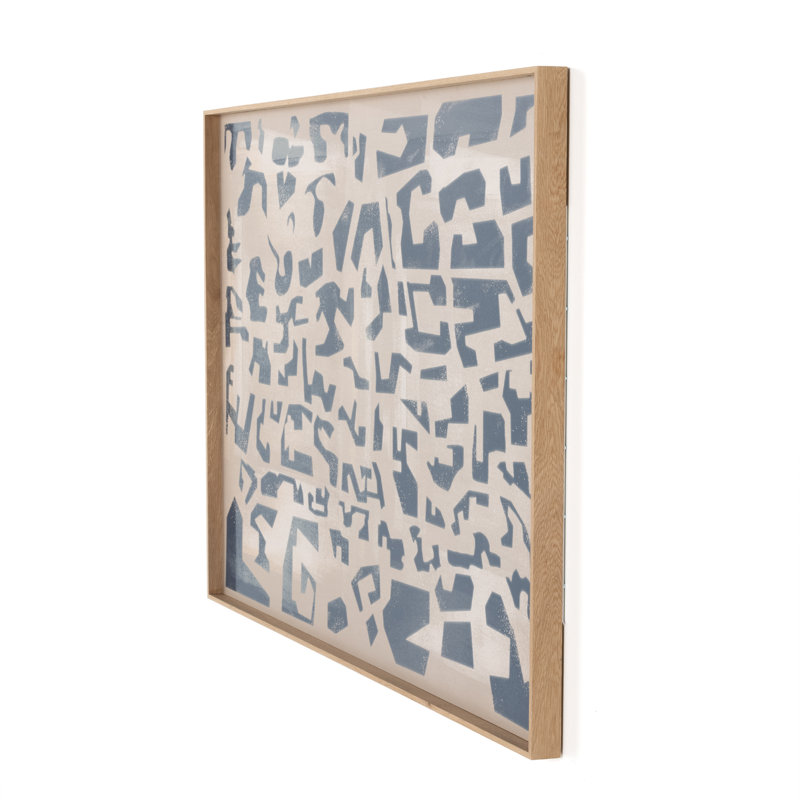 Block I Painting by Coup D'Esprit, 40" H x 60" W x 2" D