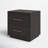 Nigel 2 - Drawer Solid Wood 22" Nightstand in Burnished Black
