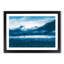 Snow Covered Mountains in Abstract - Picture Frame Graphic Art Print-55725744-55725743