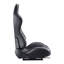Fauteuil de course ajustable avec cuir PVC et glissière Q235B