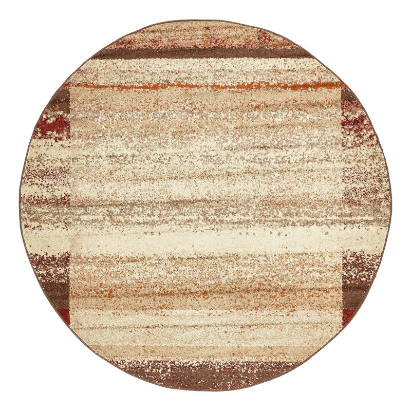 Cotati Abstract Indoor Rug, Round 8'
