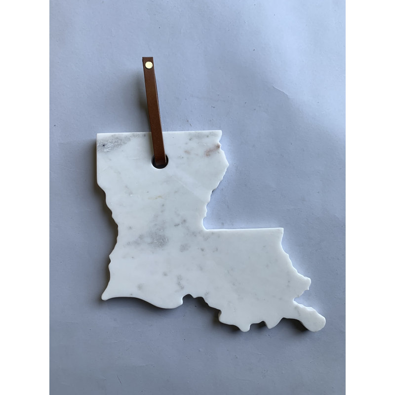 Planche à découper en marbre bidkhome Louisiana