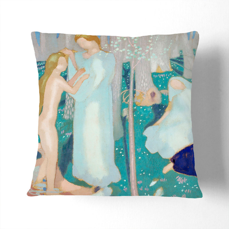 Springtime Scatter Cushion, 40cm H x 40cm W x 15cm D