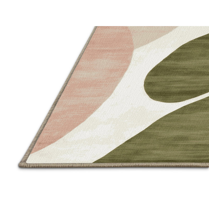 Tapis aquarelle lavable à la machine, Tapis de couloir 2 pi x 4 pi
