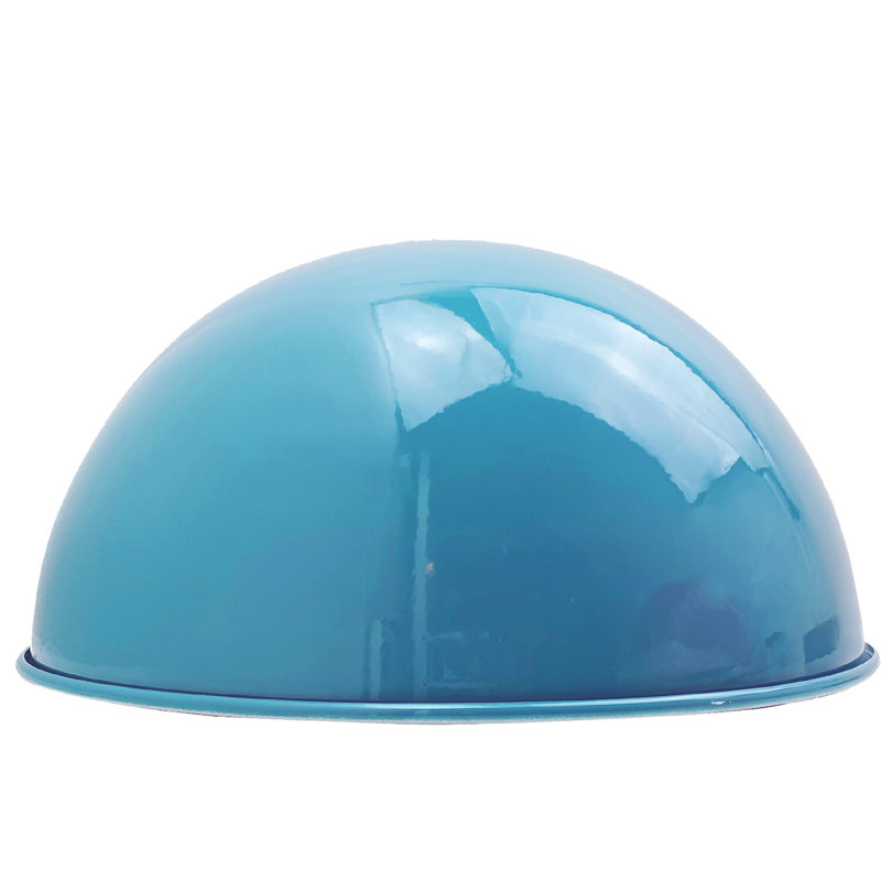 17 cm H Bowl Lamp Shade ( Uno ), Light Blue
