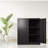 Metal Storage Cabinet with 2 Doors and 2 Shelves, Lockable Steel Storage Cabinet for Office, Garage, Warehouse