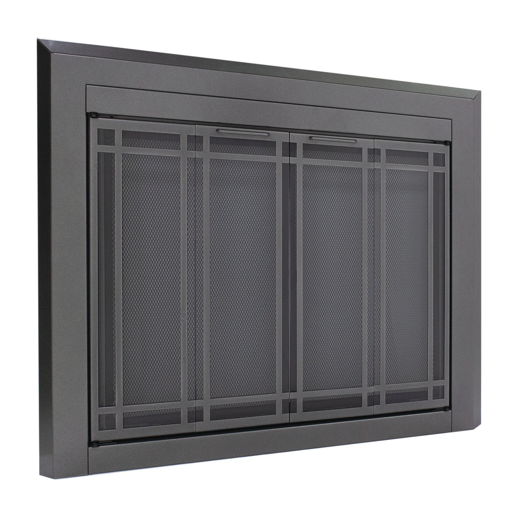 Symple Stuff Anesicia Bifold Steel Fireplace Doors | Wayfair