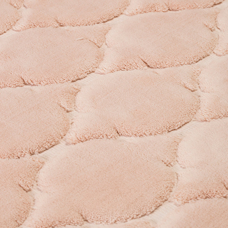 Ensemble de 2 tapis de bain Albertino, Poudre