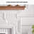 French retro electric fireplace with simulated flames