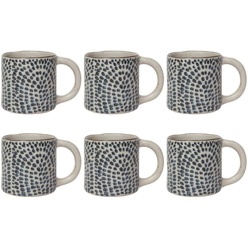 Ensemble de 6 tasses à gouttelettes