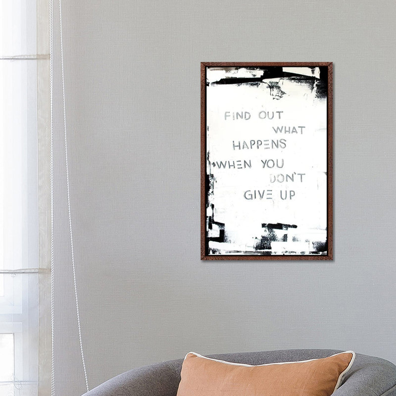 Find Out What Happens by Kent Youngstrom - Print on Canvas, 66.04cm H x 45.72cm W x 3.81cm D