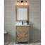Barn Door Vanity 24 " Wide In Neutral Brown