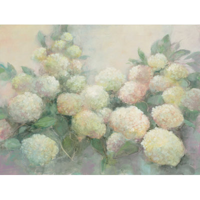 Annabelle hydrangées - reproduction sur toile