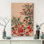 Floral botanique par Tawaraya Sotatsu, images de style rétro japonais minimaliste de style asiatique, impression numérique sur toile, impression numérique sur toile