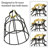 Metal Lamp Guard 1-Light Kitchen Island Pendant