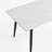 Rectangular Modern Dining Table with Ceramic Top & Metal Base-118318771