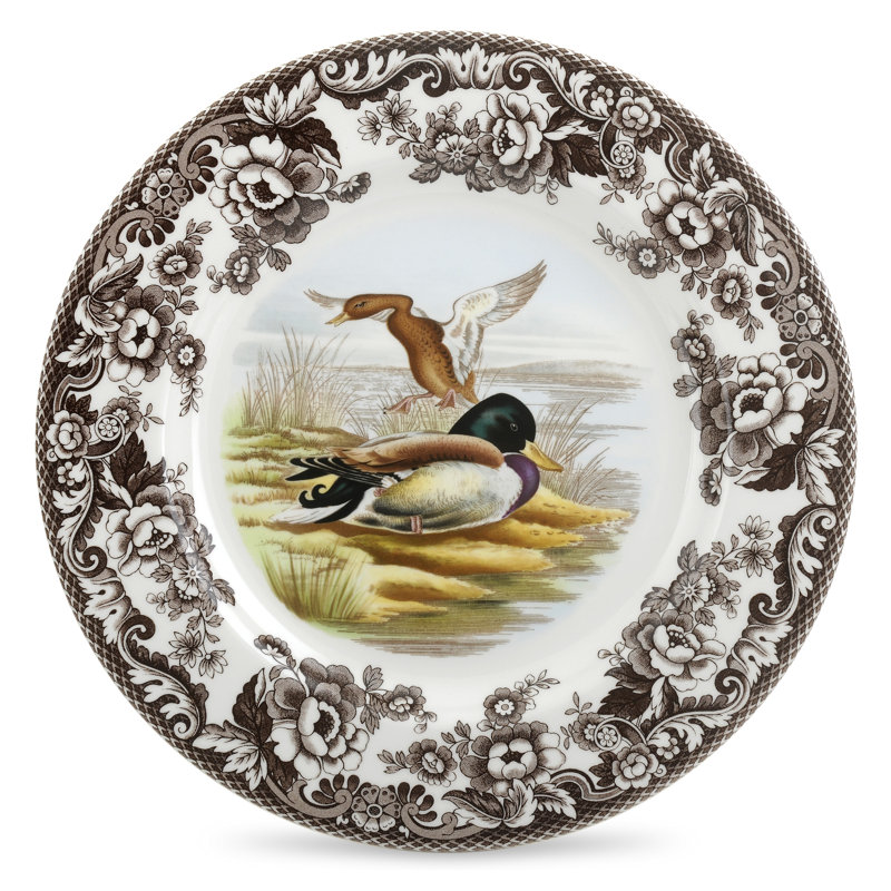 Assiette plate Spode Woodland 10,5 po Spode